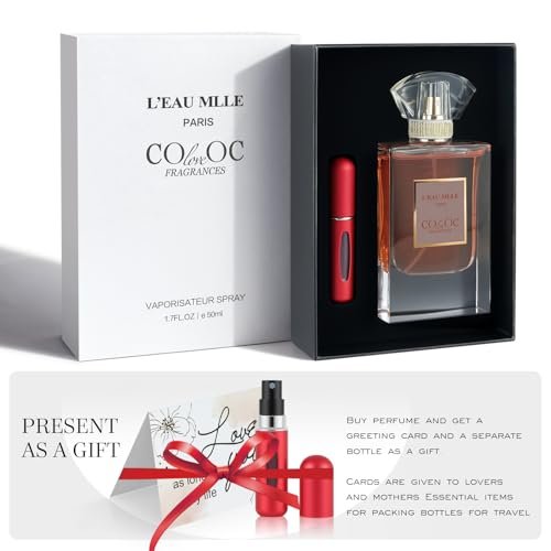 L'EAU MLLE Paris Eau de Parfum – Fresh & Floral Oriental Women's Perfume, Inspired by Coco Mademoiselle, Long Lasting Fragrance, 1.7 Fl Oz Avelisse