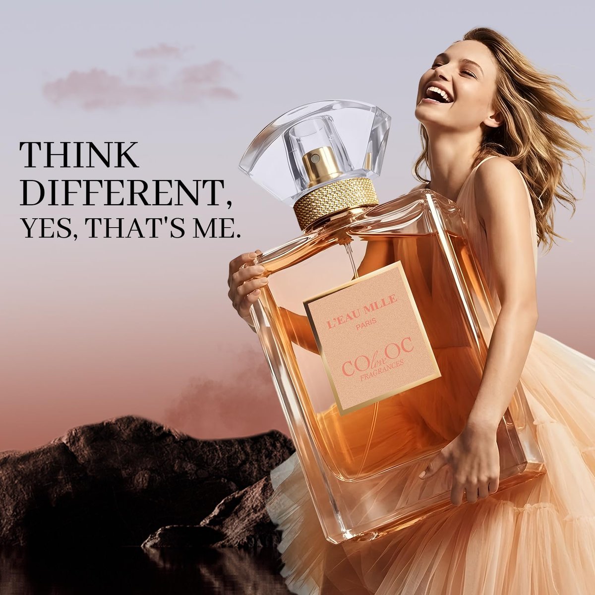 L'EAU MLLE Paris Eau de Parfum – Fresh & Floral Oriental Women's Perfume, Inspired by Coco Mademoiselle, Long Lasting Fragrance, 1.7 Fl Oz Avelisse