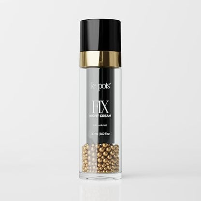 Le Pois FIX Night Cream – Anti-Aging Firming Wrinkle-Smoothing Night Moisturizer for Women, Overnight Hydrating Cream with Plant-Based Pea Protein for Dry Sensitive Skin, 1.02 oz Avelisse