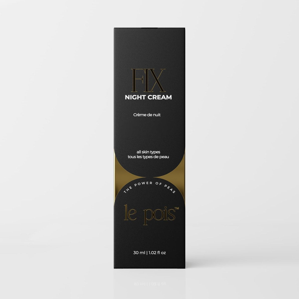Le Pois FIX Night Cream – Anti-Aging Firming Wrinkle-Smoothing Night Moisturizer for Women, Overnight Hydrating Cream with Plant-Based Pea Protein for Dry Sensitive Skin, 1.02 oz Avelisse