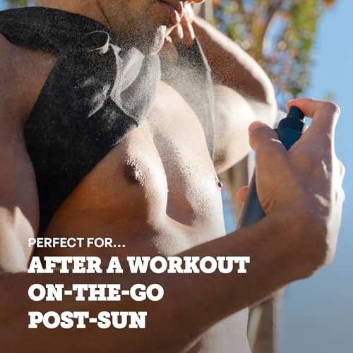 Oars + Alps Skin Saver Body Spray with Hypochlorous Acid - Eliminates Odors, Freshens & Soothes Irritation & Redness - Use After Workouts, Traveling & Post Shave - Safe & Clean Ingredients - 6.8oz Avelisse
