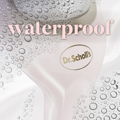 Dr. Scholl's Pedi Perfect Electric Foot Callus Remover - Waterproof Rechargeable with 2 Roller Heads, 90 Min Run Time, Dust Catcher Avelisse