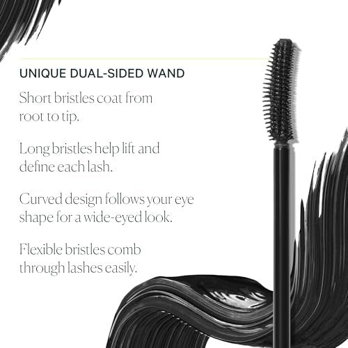 Well People Expressionist Curling Mascara – Curved Brush, Weightless Formula with Olive & Jojoba Oils, Smudge-Resistant, Clump-Free, Black Avelisse