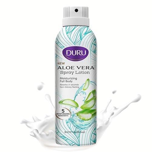 Duru Aloe Vera Moisturizing Spray Lotion - 48 Hour Moisture Body Lotion, 5 oz - görsel 10