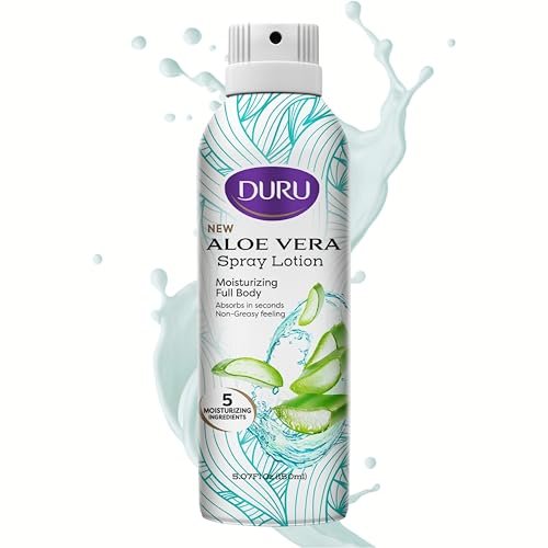 Duru Aloe Vera Moisturizing Spray Lotion - 48 Hour Moisture Body Lotion, 5 oz - görsel 8