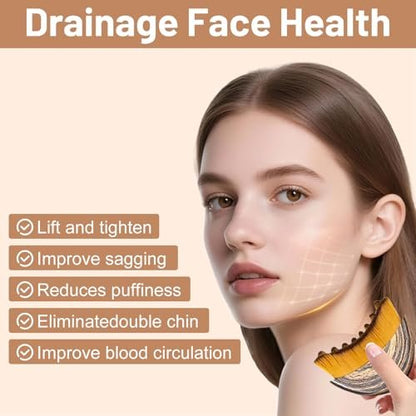 2026 New Lymphatic Contour Face Brush - Drainage Massager Facial Brush for Chin & Jawline Sculpting - Gentle Beauty Tool for All Skin Types