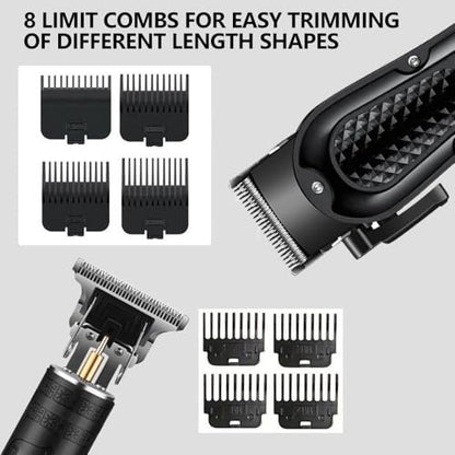 OIYO Cordless Hair Clippers for Men – Self Haircut Kit with Adjustable Blade & LCD Display, Rechargeable Beard Trimmer for Home Grooming Avelisse