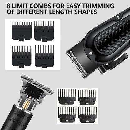 OIYO Cordless Hair Clippers for Men – Self Haircut Kit with Adjustable Blade & LCD Display, Rechargeable Beard Trimmer for Home Grooming Avelisse