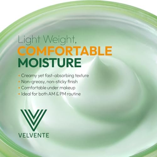 VELVENTE Matcha Facial Moisturizer with Rose PDRN & Korean Peptides – Hydrating Firming Cream for Anti-Aging, Dark Spots & Uneven Skin Tone – Soothing Radiance for Soft, Glowy Skin – All Skin Types, 3.53 oz Avelisse