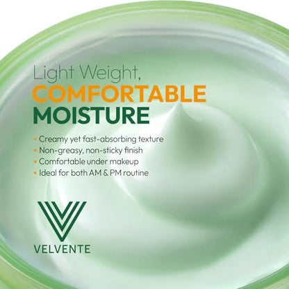 VELVENTE Matcha Facial Moisturizer with Rose PDRN & Korean Peptides – Hydrating Firming Cream for Anti-Aging, Dark Spots & Uneven Skin Tone – Soothing Radiance for Soft, Glowy Skin – All Skin Types, 3.53 oz Avelisse