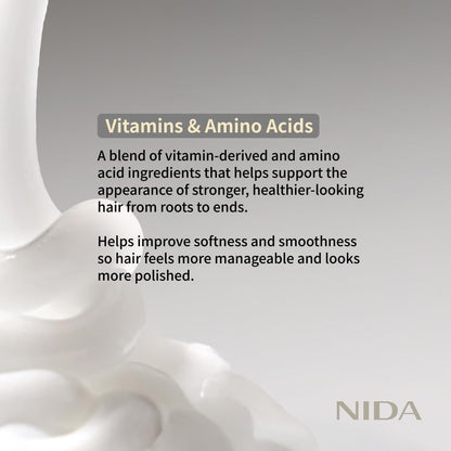 NIDA Ultimate Hair-Thickening & Root-Fortifying Conditioner | Strengthens & Nourishes All Hair Types | 8.5 fl. oz. (250ml) Avelisse