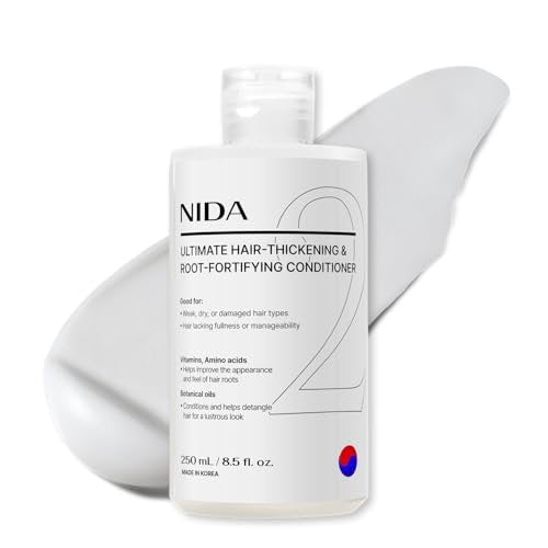 NIDA Ultimate Hair-Thickening & Root-Fortifying Conditioner | Strengthens & Nourishes All Hair Types | 8.5 fl. oz. (250ml) Avelisse
