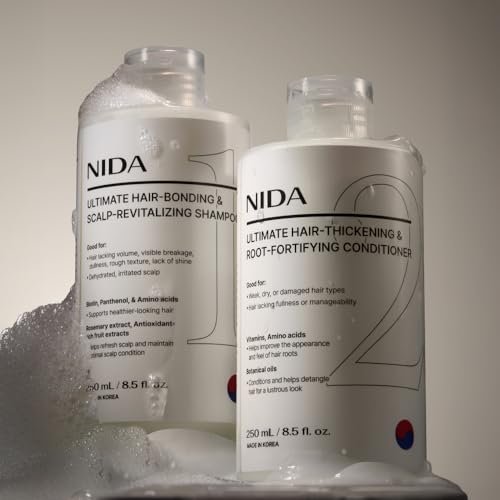 NIDA Ultimate Hair-Thickening & Root-Fortifying Conditioner | Strengthens & Nourishes All Hair Types | 8.5 fl. oz. (250ml) Avelisse