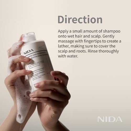 NIDA Ultimate Hair-Bonding & Scalp-Revitalizing Shampoo | Strengthens & Nourishes All Hair Types | 8.5 fl. oz. Avelisse