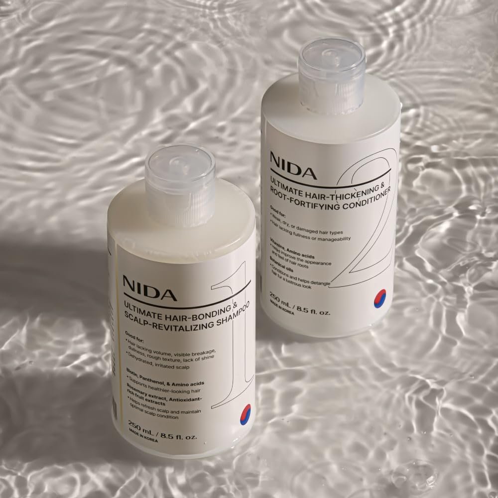 NIDA Ultimate Hair-Bonding & Scalp-Revitalizing Shampoo | Strengthens & Nourishes All Hair Types | 8.5 fl. oz. Avelisse