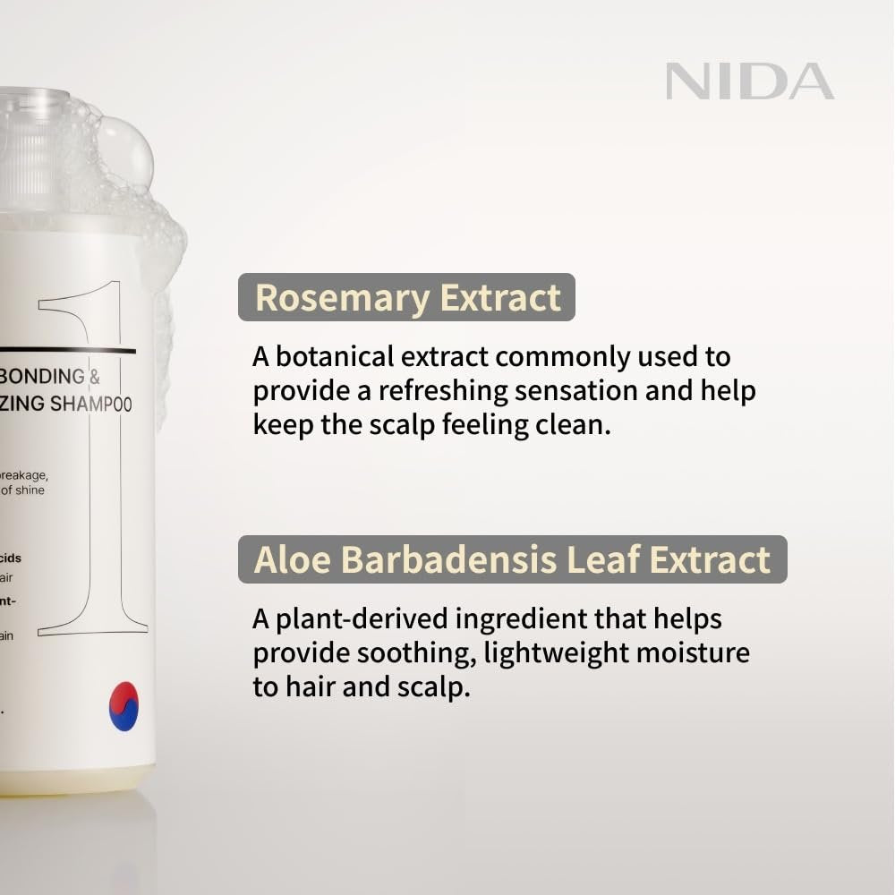 NIDA Ultimate Hair-Bonding & Scalp-Revitalizing Shampoo | Strengthens & Nourishes All Hair Types | 8.5 fl. oz. Avelisse