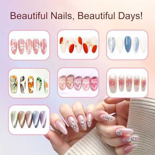 NEUTECHNO 65-Piece Professional Nail Art Tools Set – Brushes, Dotting Pens, Cat Eye Magnet & Sponges for Ombre Nails - görsel 13