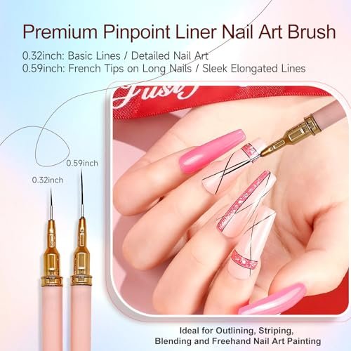 NEUTECHNO 65-Piece Professional Nail Art Tools Set – Brushes, Dotting Pens, Cat Eye Magnet & Sponges for Ombre Nails - görsel 5