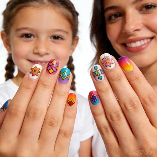 12 Colors Nail Art Pens Set for Painting - Quick-Drying Fine-Tip Gel Nail Polish Markers for Kids, Girls & Women - DIY Nail Art Dotting and Line Drawing - görsel 7