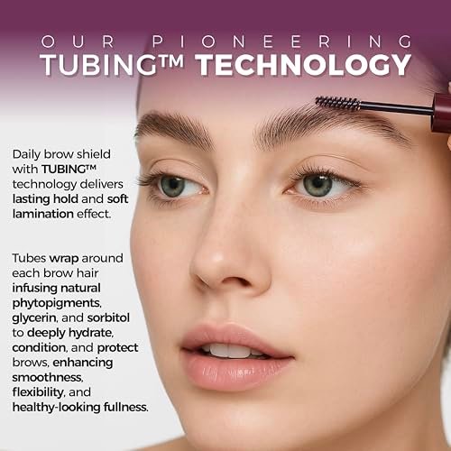 Blinc Tubing Brow Juice - Clear Daily Brow Shield & Conditioning Formula, Longwear Hold, Soft Lamination Effect, Brow Lamination Aftercare, Hydrating & Protective, Gluten-Free, 8mL Avelisse