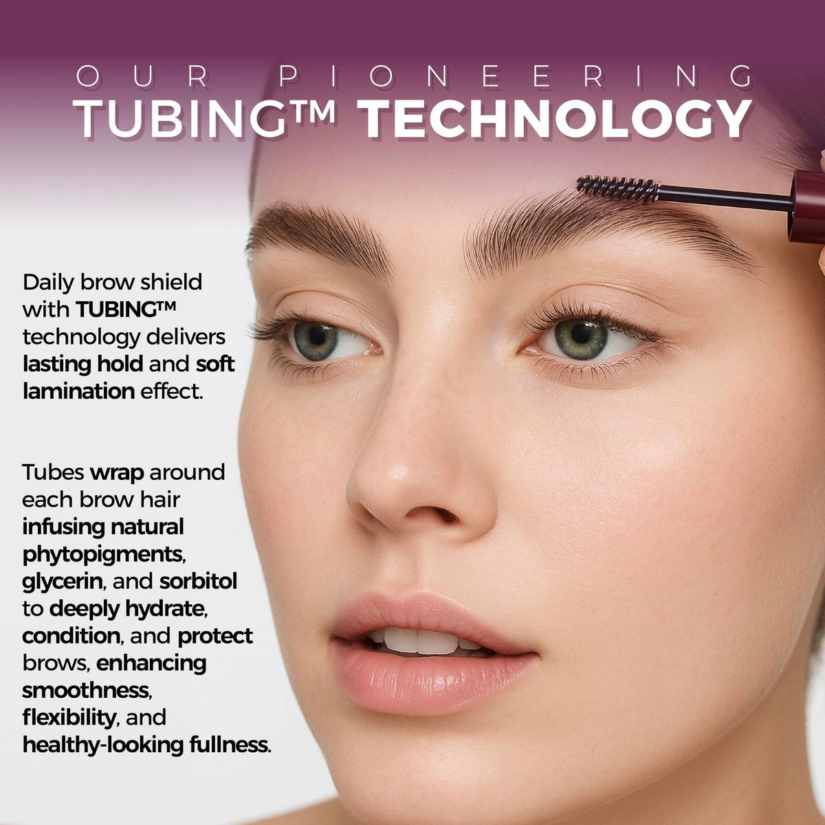 Blinc Tubing Brow Juice - Clear Daily Brow Shield & Conditioning Formula, Longwear Hold, Soft Lamination Effect, Brow Lamination Aftercare, Hydrating & Protective, Gluten-Free, 8mL Avelisse