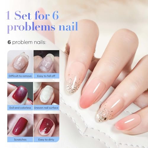 AZUREBEAUTY 18ml Gel Base and Top Coat Set – No Wipe High Gloss Soak Off UV/LED Nail Polish, Long-Lasting Clear Gel for Smooth Shiny Manicure - görsel 15