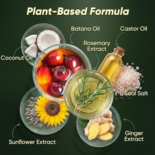 Batana Oil Shampoo for Hair Growth – Rosemary Infused Scalp Treatment Reduces Hair Loss & Nourishes Dry Hair, Adds Volume & Shine for Men & Women, 10.58 fl.oz Avelisse