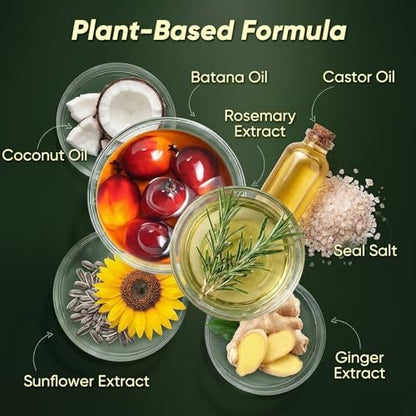 Batana Oil Shampoo for Hair Growth – Rosemary Infused Scalp Treatment Reduces Hair Loss & Nourishes Dry Hair, Adds Volume & Shine for Men & Women, 10.58 fl.oz Avelisse