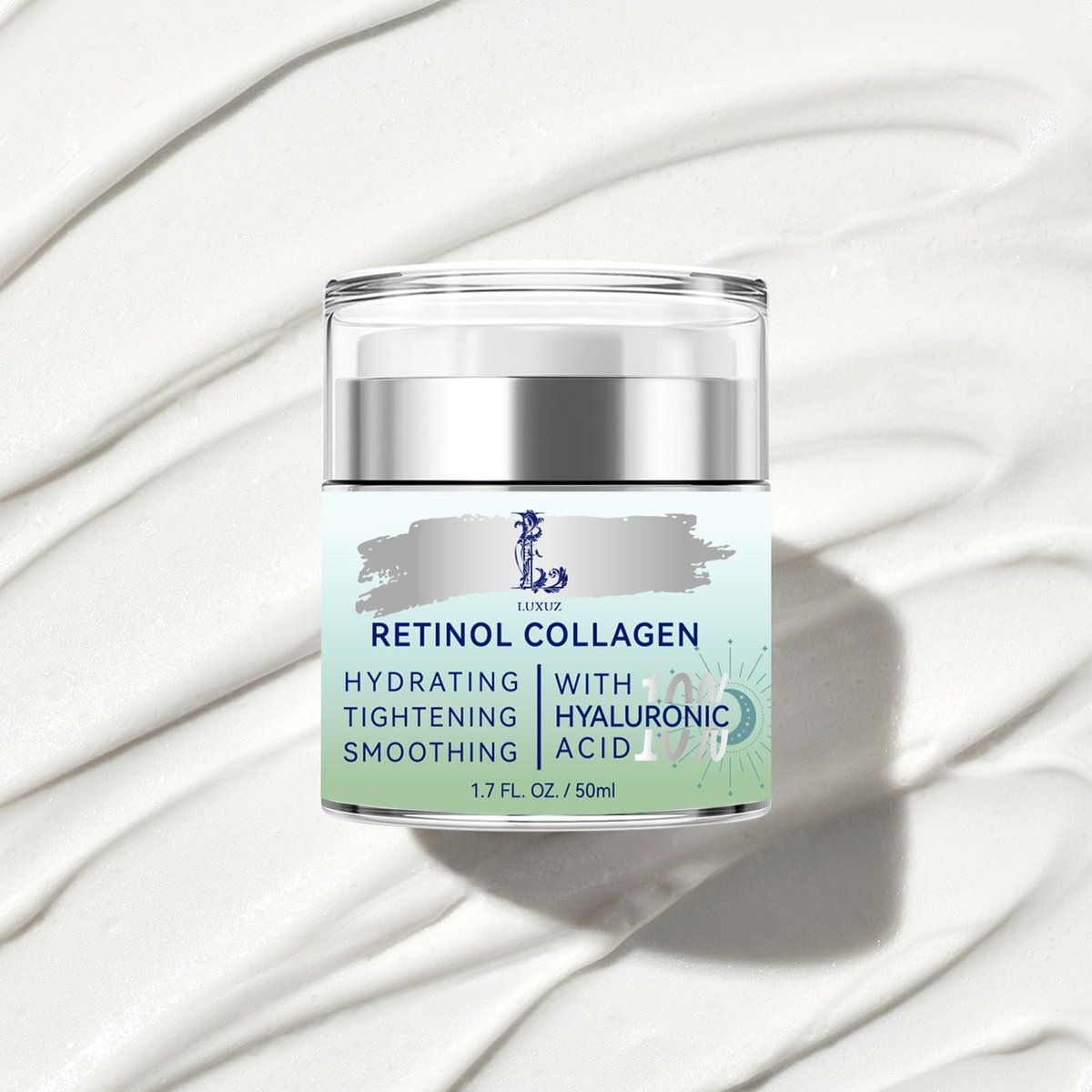 Retinol Firming Face & Neck Cream with Collagen and Hyaluronic Acid – Anti-Aging Moisturizer for Wrinkles, Lifting & Hydration for Men & Women, 1.7 Fl Oz - görsel 17