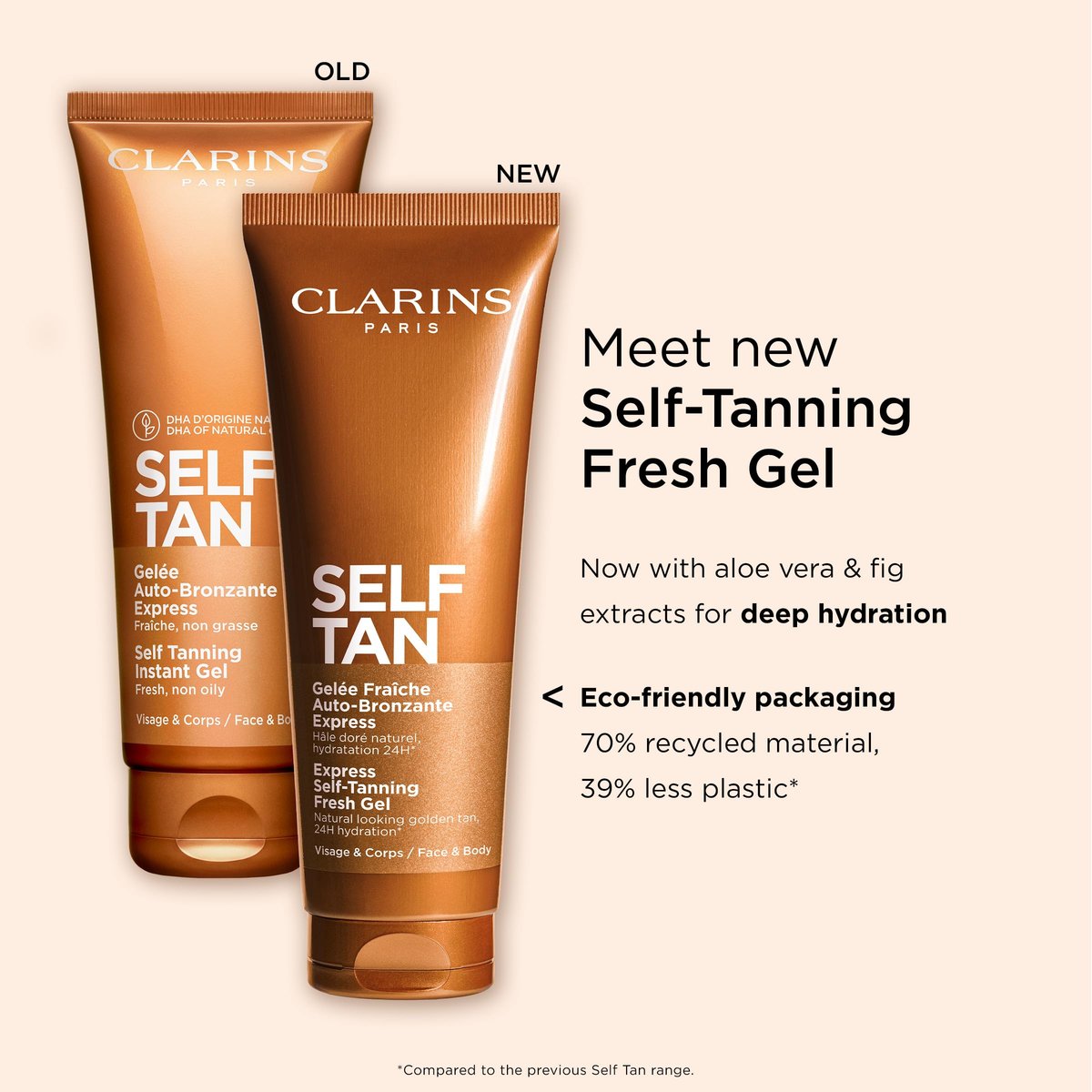 Clarins Self-Tanning Gel - Quick Drying Self Tanner for Face and Body, Buildable Streak-Free Natural Sun-Kissed Glow, 24H Hydration, Aloe Vera & Glycerin, 4.5 oz Avelisse