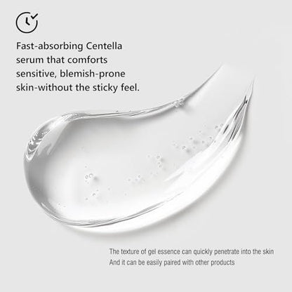 SUMAX Relief Serum - Face Serum with Centella + Hyaluronic Acid for Sensitive & Blemish-Prone Skin, Soothes Redness, Supports Skin Barrier, Lightweight Non-Sticky, 2.5 fl oz (75 mL) Avelisse