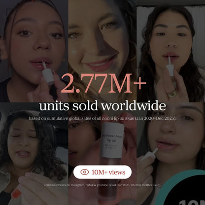 NOONI Korean Lip Oil - Applevanilla | Long-Lasting Moisturizing Lip Stain | Hydrating & Plumping | Crystal Clear Finish