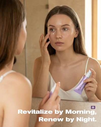 8% Caffeine Eye Cream & Retinol Under Eye Serum – Reduce Dark Circles, Puffiness, Wrinkles & Fine Lines – Anti-Aging Eye Treatment (1.01 Fl Oz) Avelisse