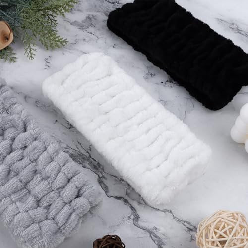 Khrgovd 3-Pack Soft Terry Cloth Spa Headbands for Women – Absorbent Hairband for Facial Cleansing, Makeup Removal, Skincare & Showering - görsel 12