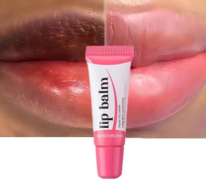 Lip Lightening Balm - Dark Black Removal, Pigmentation Fade, Dull Pink Balm, Anti-Crack Moisturizing Nourishing Lip Care for Smokers and Non-Smokers (Sheer Pink, 2 Count)