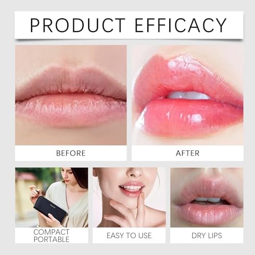 Lip Lightening Balm - Dark Black Removal, Pigmentation Fade, Dull Pink Balm, Anti-Crack Moisturizing Nourishing Lip Care for Smokers and Non-Smokers (Sheer Pink, 2 Count) - görsel 3
