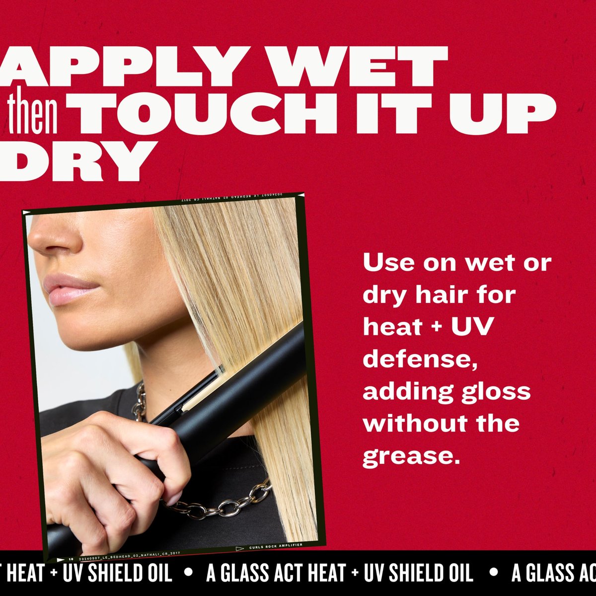 Bed Head by TIGI A Glass Act Multi-Tasking Heat Protectant Oil with UV & Color Defense, Anti-Frizz & Glass-Shine Finishing, 3.62 fl oz Avelisse