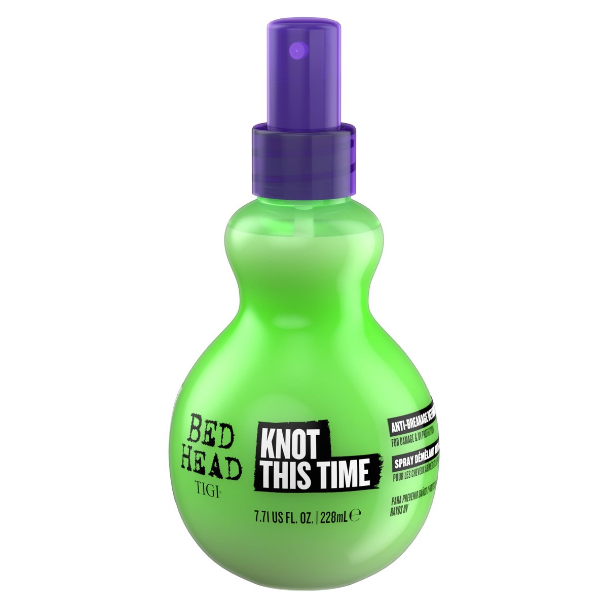 Bed Head by TIGI Knot This Time Anti-Breakage Detangling Spray – Hydrating Leave-In for Natural Curls with UV & Humidity Protection, 7.71 fl oz Avelisse