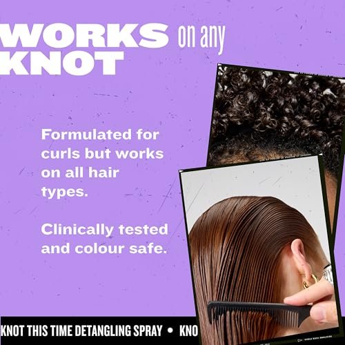 Bed Head by TIGI Knot This Time Anti-Breakage Detangling Spray – Hydrating Leave-In for Natural Curls with UV & Humidity Protection, 7.71 fl oz Avelisse