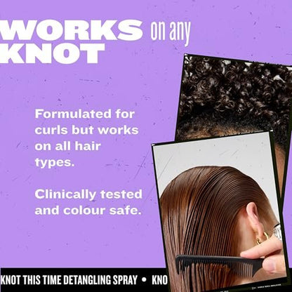 Bed Head by TIGI Knot This Time Anti-Breakage Detangling Spray – Hydrating Leave-In for Natural Curls with UV & Humidity Protection, 7.71 fl oz Avelisse