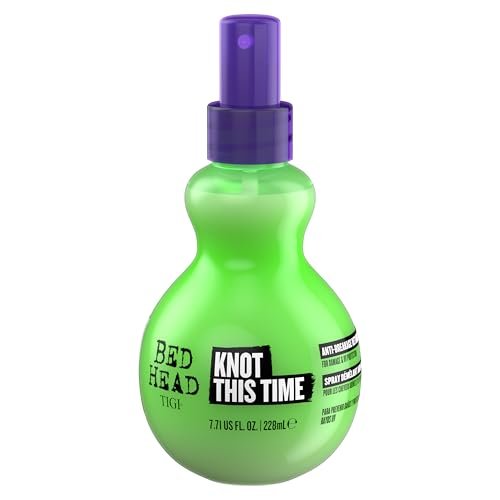 Bed Head by TIGI Knot This Time Anti-Breakage Detangling Spray – Hydrating Leave-In for Natural Curls with UV & Humidity Protection, 7.71 fl oz Avelisse