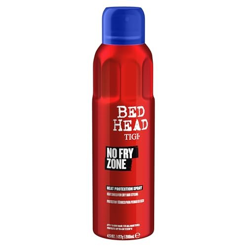 Bed Head by TIGI No Fry Zone Dry Heat Protectant Mist – 450°F Thermal Protection, 72-Hour Humidity Shield & Anti-Static Restyling Spray, 4.5 oz - görsel 2