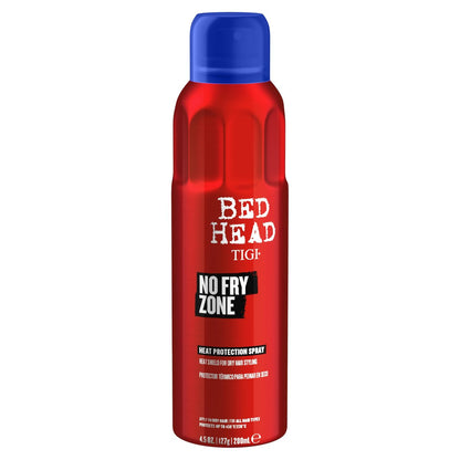 Bed Head by TIGI No Fry Zone Dry Heat Protectant Mist – 450°F Thermal Protection, 72-Hour Humidity Shield & Anti-Static Restyling Spray, 4.5 oz