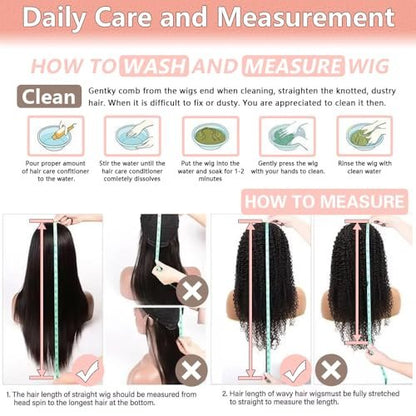Lemiva 7x5 Balayage Highlight Lace Front Wig Human Hair Pre Plucked Pre Cut HD Lace Glueless Wigs 200% Density Deep Wave Lace Front Wigs Human Hair 26 Inch Ombre FB/30 Wear Go Drawstring Wig for Women Avelisse