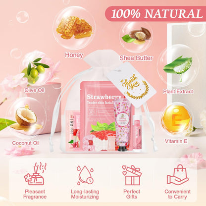 100 Pcs Spa Party Favors for Women – Bulk Facial Mask, Hand Cream, Lip Balms, Under Eye Patches & Lip Mask – Ultimate Spa Sleepover Party Supplies & Mother's Day Gift Avelisse