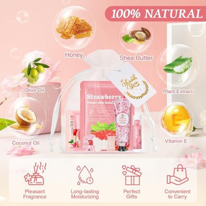 100 Pcs Spa Party Favors for Women – Bulk Facial Mask, Hand Cream, Lip Balms, Under Eye Patches & Lip Mask – Ultimate Spa Sleepover Party Supplies & Mother's Day Gift Avelisse