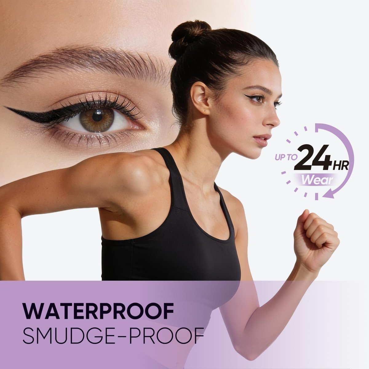 2CHILL 2-Pack Rotating Eyeliner Stamp Pen - Dual-Ended Winged Eyeliner Stamp, Cat Eye Tool, Waterproof & Smudge-Proof, Long-Lasting Matte Finish Liquid Eyeliner for Beginners, Black & Brown - görsel 13