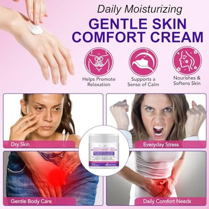 GPUPFJPW Wild Yam Cream – Topical Natural Cream for Hormone Balance, Perimenopause & Menopause Relief, Daily Moisturiser for Women, 4.23 Oz