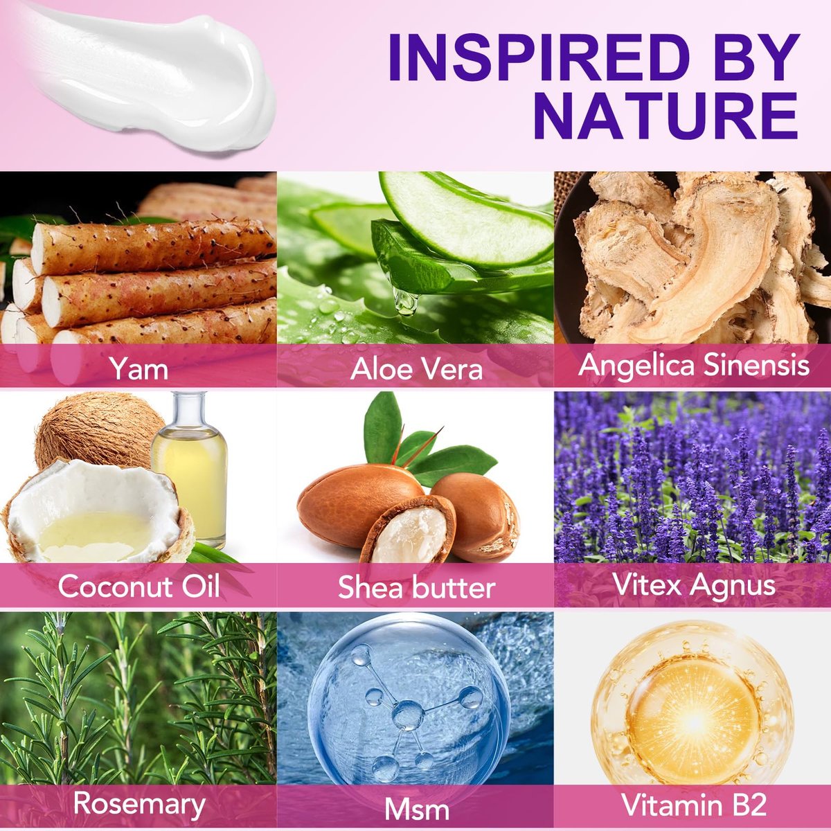 GPUPFJPW Wild Yam Cream – Topical Natural Cream for Hormone Balance, Perimenopause & Menopause Relief, Daily Moisturiser for Women, 4.23 Oz - görsel 16