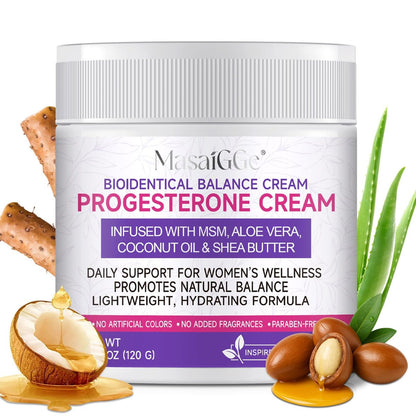 GPUPFJPW Wild Yam Cream – Topical Natural Cream for Hormone Balance, Perimenopause & Menopause Relief, Daily Moisturiser for Women, 4.23 Oz